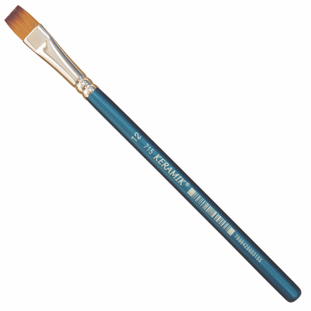 Pincel Keramik 715 12 Sintético Chato